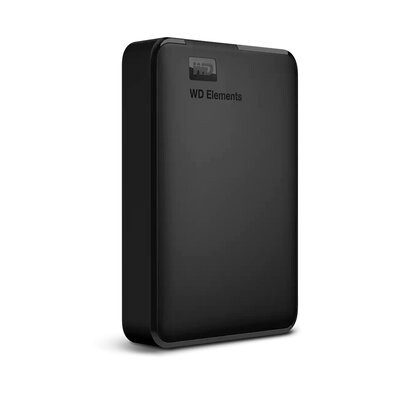 Imagem HD Externo WD Elements 5TB USB 3.0 Preto - WDBU6Y0050BBK-WESN