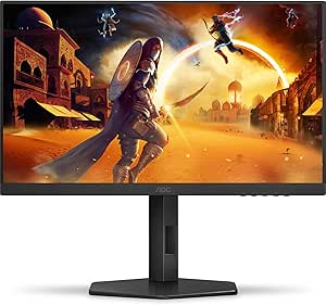 Imagem Monitor Gamer AOC 24" 180Hz 0,5ms IPS Ajuste de Altura 24G4/P