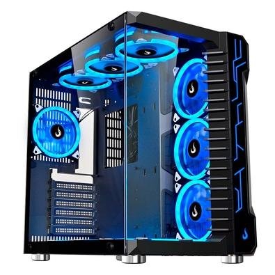 Imagem da oferta Gabinete Gamer Rise Mode Galaxy Glass, Mid Tower, ATX, Lateral e Frontal em Vidro Temperado, Preto