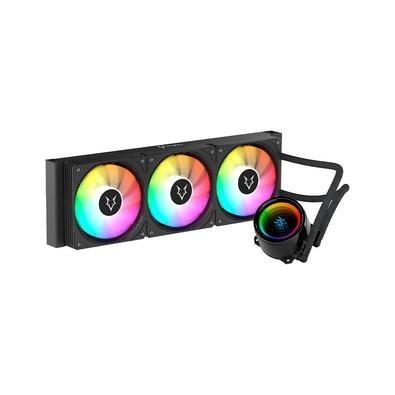 Imagem da oferta Water Cooler Husky Glacier, Iluminação ARGB, 360mm, AMD e Intel, Preto - HWT700PT