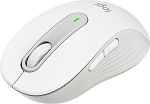 Imagem da oferta Mouse Sem Fio Logitech Signature M650 - Branco