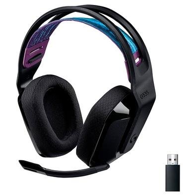 Imagem da oferta Headset Sem Fio Logitech G G535 LightSpeed, Drivers 40mm, USB, Preto