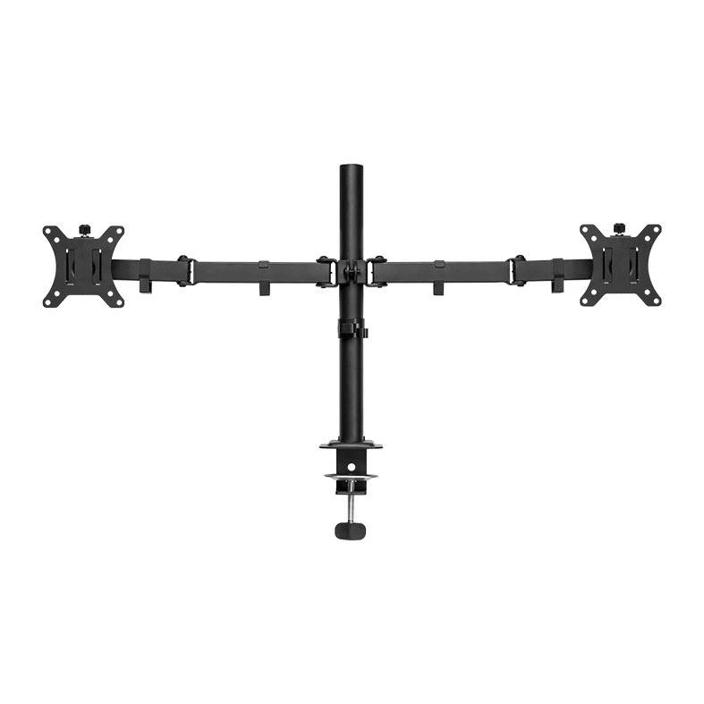 Imagem da oferta Suporte Articulado Para 2 Monitores Zinnia TMS 180, 13 Pol. a 32 Pol., Preto