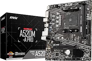 Imagem da oferta MSI PRO AMD A520 Micro ATX DDR4-SDRAM Placa-mãe