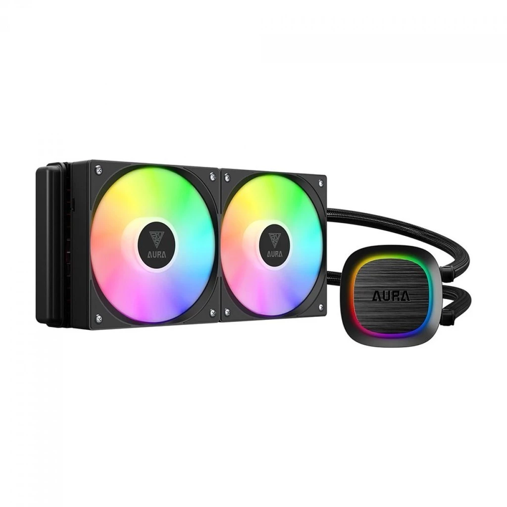Imagem Water Cooler Gamdias Aura GL 240 V2, 240mm, ARGB, Intel/AMD