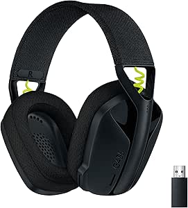 Imagem Headset Gamer Sem Fio Logitech G435 LIGHTSPEED Compatível com PC/Xbox/PS4/PS5 – Preto