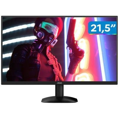 Imagem Monitor Gamer Aoc 21,5” Full Hd 100hz 1ms Widescreen Preto - 22b35hm2