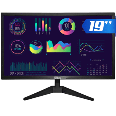Imagem Monitor Dr. Office 19 Pol LED 60Hz 5ms HDMI/VGA MDR-0503-19