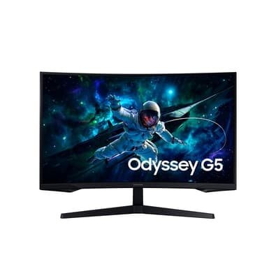 Imagem Monitor Gamer Curvo Samsung Odyssey G5, 32"" QHD, 165Hz, 1ms, HDR10, Freesync, HDMI e DP