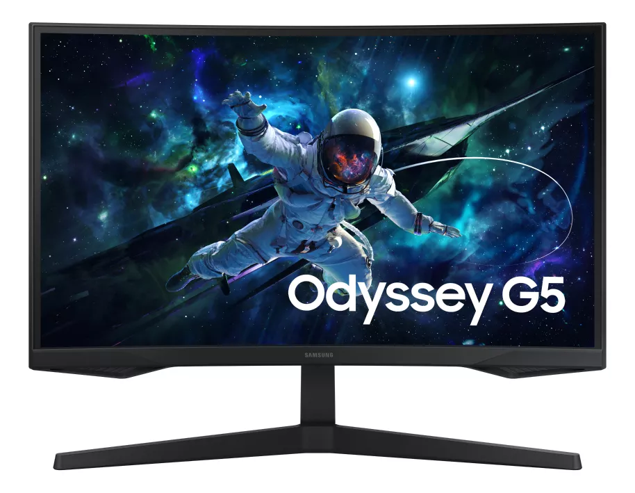 Imagem Monitor Gamer Curvo Samsung Odyssey G5, 32"" QHD, 165Hz, 1ms, HDR10, Freesync, HDMI e DP