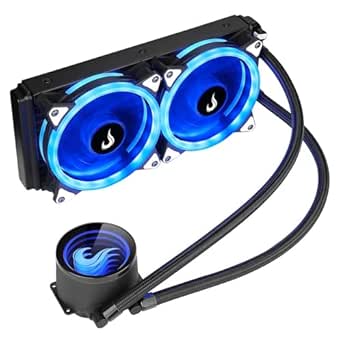 Imagem Water Cooler Rise Mode Gamer Black, RGB, 240mm 