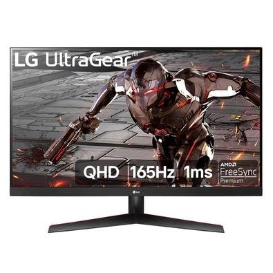 Imagem Monitor Gamer LG UltraGear 32", 165Hz, QHD, 1ms, DisplayPort e HDMI, 95% sRGB, FreeSync Premium, HDR 10, VESA