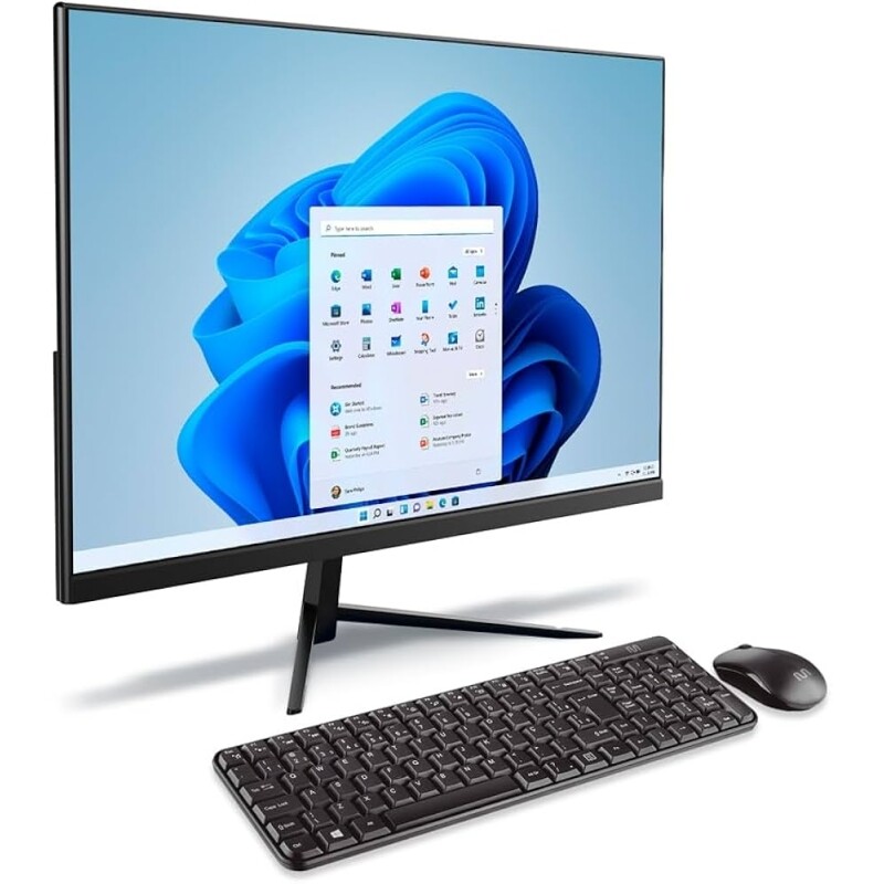 Imagem All in One Windows 11 Home 238 Pol Full HD Intel Core i3 (8ª ger.) 4GB 128GB SSD Preto Ultra - UB840