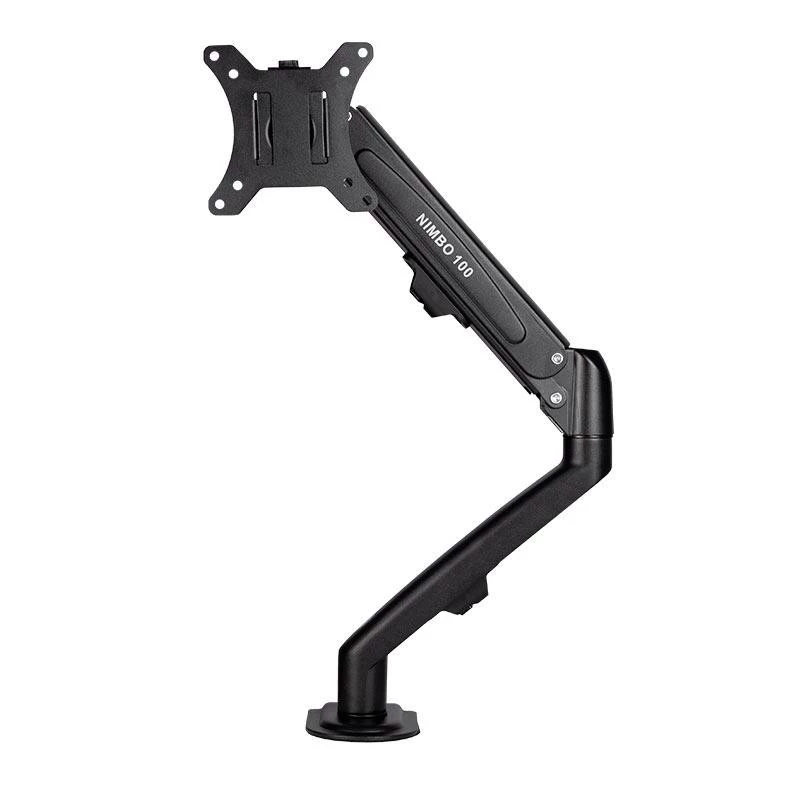 Imagem SUPORTE ARTICULADO COM PISTÃO A GAS PARA MONITOR ZINNIA NIMBO 100, 17 A 27 POL - Preto