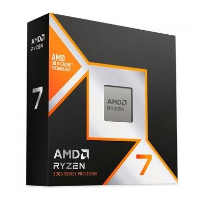 Imagem Processador AMD Ryzen 7 9800X3D, Cache 8MB, 8 Núcleos, 16 Threads, AM5 - 100-100001084WOF