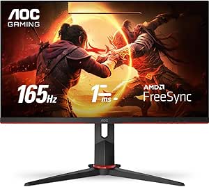 Imagem Monitor Gamer AOC Hero 27" 165Hz 1ms Ajuste de Altura 27G2S/BK