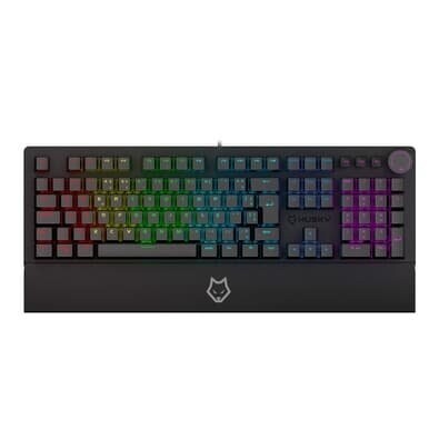 Imagem Teclado Mecânico Gamer Husky Anchorage Full Size Preto ABNT2 RGB Switch Gateron EF Brown - HTG200PTMA