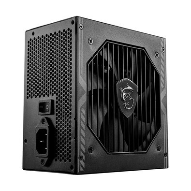 Imagem Fonte MSI MAG A650BN, 650W, 80 Plus Bronze, PFC Ativo, Com Cabo