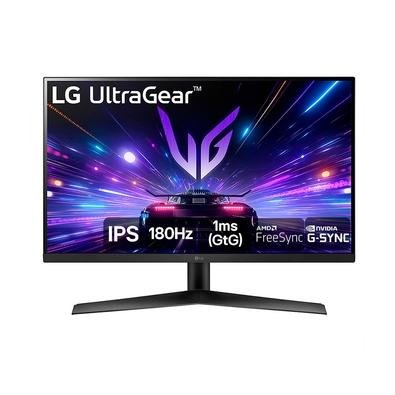 Imagem Monitor Gamer LG UltraGear 27" FHD, IPS, 180Hz, 1ms GTG, HDR10, DisplayPort e HDMI, G-Sync, FreeSync, Preto - 27GS60F-B