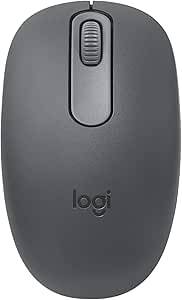 Imagem Mouse sem Fio Logitech M196 Bluetooth, Design Ambidestro – Grafite