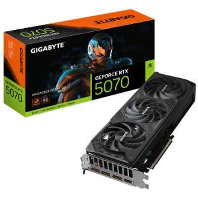 Imagem Placa De Vídeo Gigabyte Geforce RTX 5070 Windforce OC SFF 12GB GDDR7 192 Bits - GV-N5070WF3OC-12GD