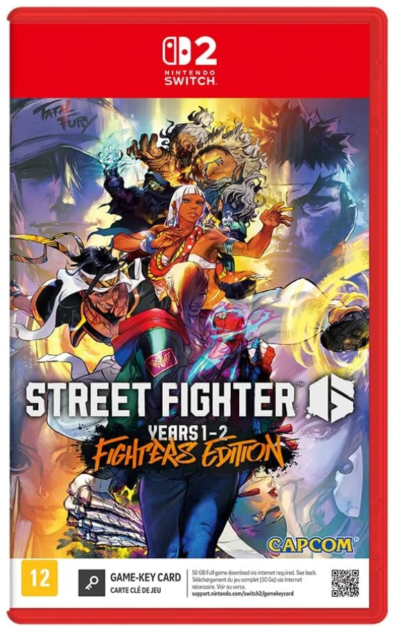 Imagem (Pré-venda) STREET FIGHTER 6 Years 1-2 Fighters Edition - Nintendo Switch 2