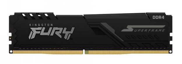 Imagem Memória DDR4 Kingston Fury SuperFrame, 16GB, 3200MHz, Black