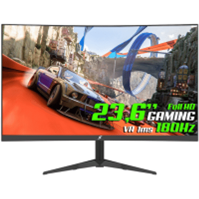 Imagem Monitor Gamer SuperFrame Precision Ultra 23,6" Curvo FHD Fast VA 1ms 180Hz FreeSync/G-Sync HDMI/DP - SFPCB-24180-FHD