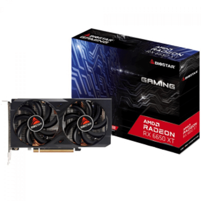 Imagem Placa de Vídeo Biostar AMD Radeon RX 6650 XT 8GB GDDR6 FSR Ray Tracing VA6656TM81