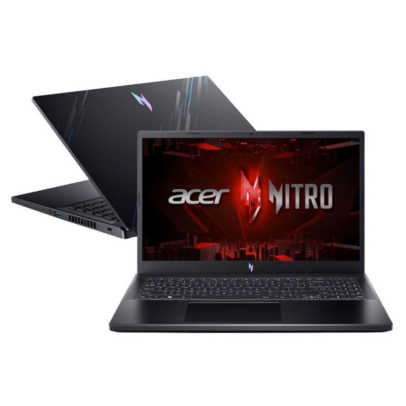 Imagem Notebook Gamer Acer Nitro V15 com Intel Core i7 de 13 geração Nvidia RTX3050 512GB SSD 8GB RAM Tela 15.6" e Linux Gutt