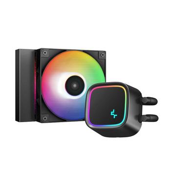 Imagem Water Cooler Deepcool LE300 Rainbow, LED, 120mm, Intel e AMD, Preto