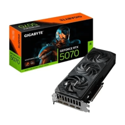 Imagem Placa de Vídeo Gigabyte RTX 5070 WINDFORCE OC SFF 12G NVIDIA GeForce 12GB GDDR7 192bits DLSS Ray Tracing - 9VN5070WO-00-G10