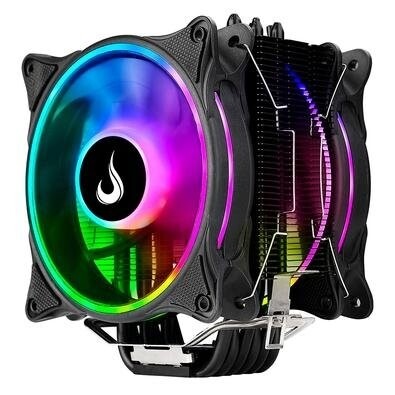 Imagem Air Cooler Rise Mode Winter Black ARGB AMD/Intel 120mm Preto - RM-ACW-01-ARGB