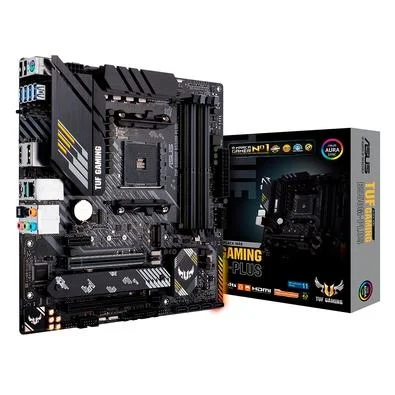 Imagem Placa-Mãe ASUS TUF Gaming B550M-Plus, AMD AM4, mATX, DDR4, Preto