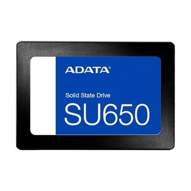 Imagem SSD Adata SU650, 960GB, SATA III, 2.5", Leitura: 520MB/s, Gravação: 450MB/s