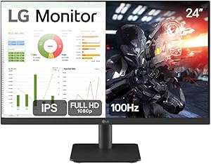 Imagem Monitor PC Gamer LG 24MS500 24” IPS 100Hz Full HD HDMI 2x