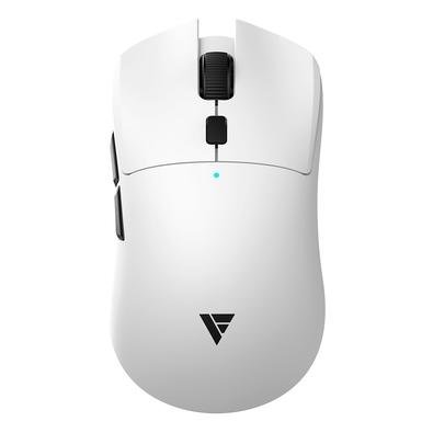 Imagem Mouse Gamer Force One Hoku Pro-WH 26.000 DPI Dual Mode USB-C - Branco
