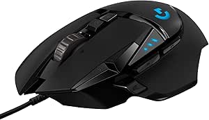 Imagem Mouse Gamer Logitech G502 HERO RGB LIGHTSYNC - 11 Botões, Peso Ajustável, Sensor HERO 25K