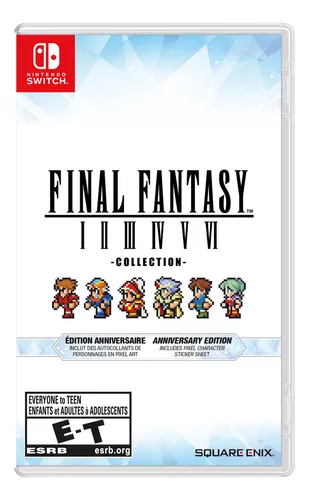 Imagem Final Fantasy I-VI Pixel Remaster 35th Anniversary - Nintendo Switch