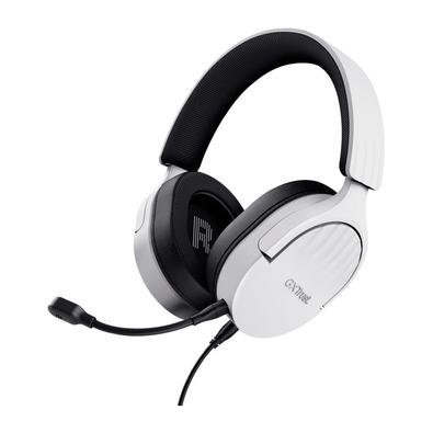 Imagem Headset Gamer Trust GXT 489 Fayzo Branco– Drivers 50mm, Conexão P2
