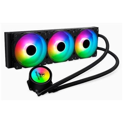 Imagem Water Cooler Segotep Beiced, ARGB, 360mm, AMD/Intel, Preto 