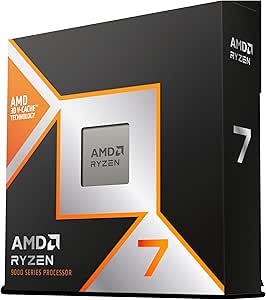 Imagem Processador AMD Ryzen 7 9800X3D AM5 8 Núcleos 16 Threads 5.2GHz 104MB Cache com Radeon Graphics – Sem Cooler