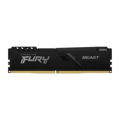 Imagem Memória RAM Kingston Fury Beast, 16GB, 3200MHz, DDR4, CL16, Preto