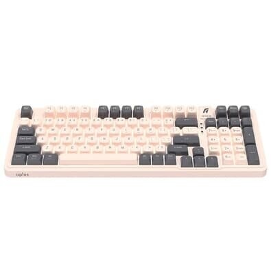 Imagem Teclado Gamer Aplus Gasket Cetus 98 Com Iluminação Switch Red Jerzzy USB tipo A Bege - AK300