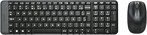 Imagem Combo Teclado e Mouse sem fio Logitech MK220 com Design Compacto