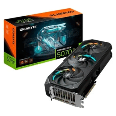 Imagem Placa de Vídeo Gigabyte RTX 5070 Ti GAMING OC 16G NVIDIA GeForce 16GB GDDR7 256bits RGB DLSS Ray Tracing - 9VN507TGO-00-G10