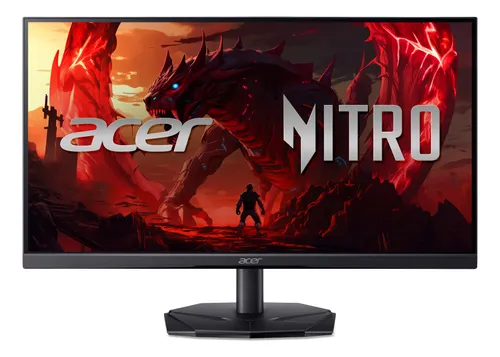 Imagem Monitor Acer Nitro 23.8" Full HD VA 180Hz 0.5ms HDMI FreeSync Premium KG241Y P3BIP - Preto