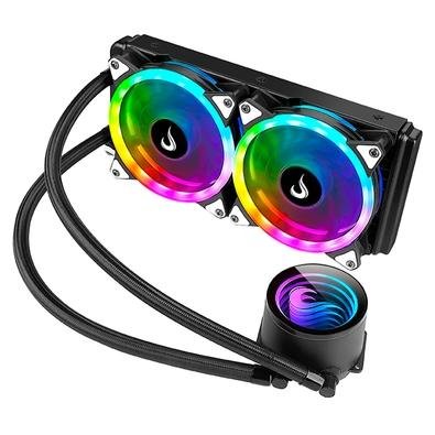 Imagem Water Cooler Rise Mode, ARGB, 240mm, AMD/Intel, Preto - RM-WCB-04-ARGB