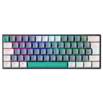 Imagem Teclado Mecânico Gamer Machenike K500-B61 RGB Switch Huano Brown Cinza - MAC-K500-B61GBR-WW