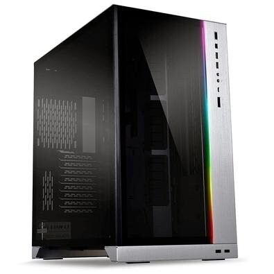 Imagem Gabinete Gamer Lian Li PC-O11D XL ROG Full Tower RGB Lateral e Frontal em Vidro Prata - PC-011 DYNAMIC O11DXL-A